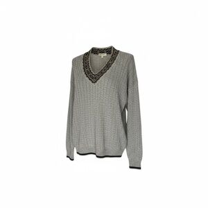 Robert Stock men’s cotton V-neck sweater. Size XL GUC